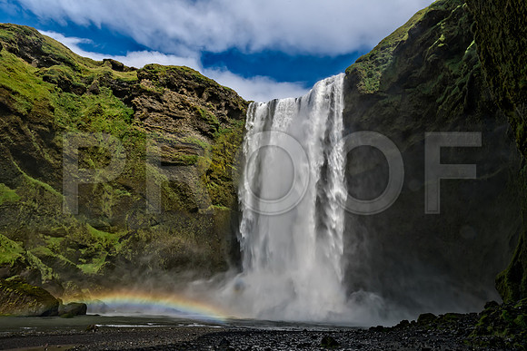 Skogafoss waterfall