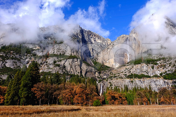 upper & lower yosemite falls